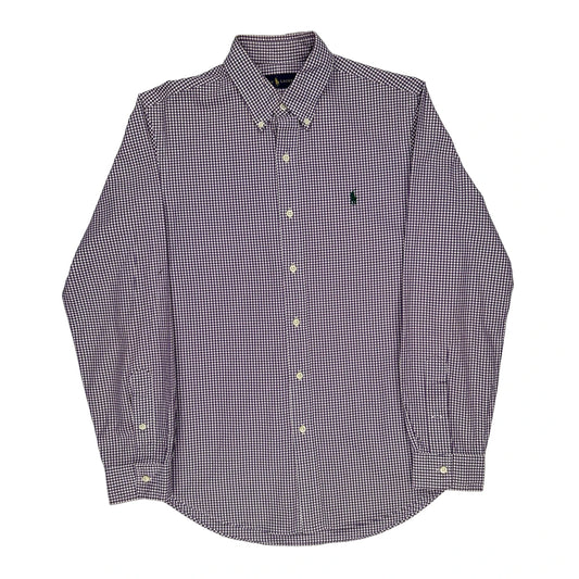 Ralph Lauren Checked Shirt - Medium Purple Cotton