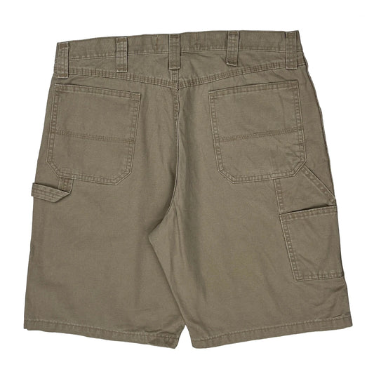 Wrangler Carpenter Shorts - 35W 9L Beige Cotton