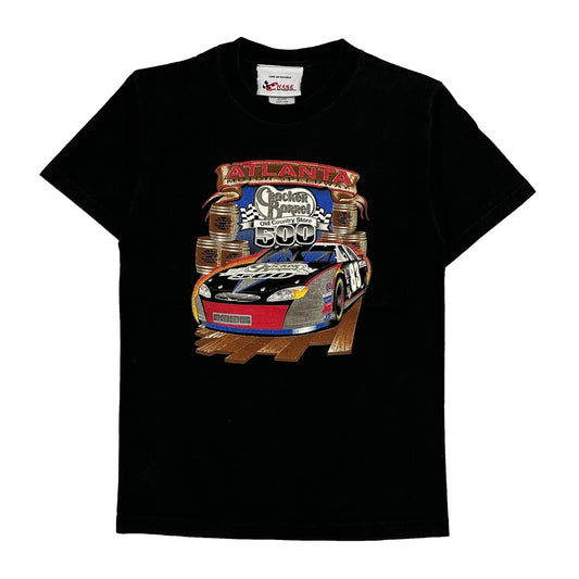 Age 10-12 Chase Authentics Nascar T-Shirt - Medium Black Cotton