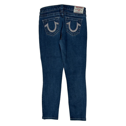 Vintage True Religion Skinny Jeans - 26W UK 6 Blue Denim