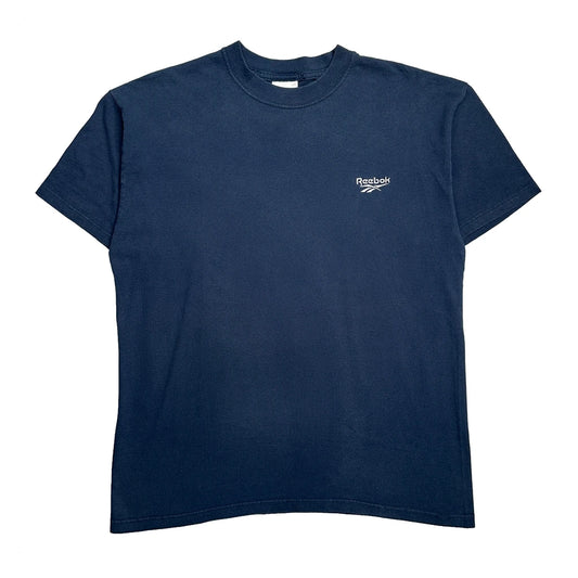 Reebok T-Shirt - XL Blue Cotton