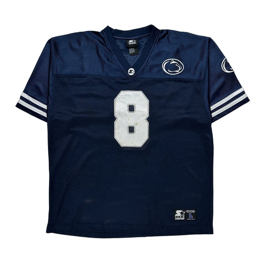 Vintage Penn State Starter College Jersey - Large Navy Polyester