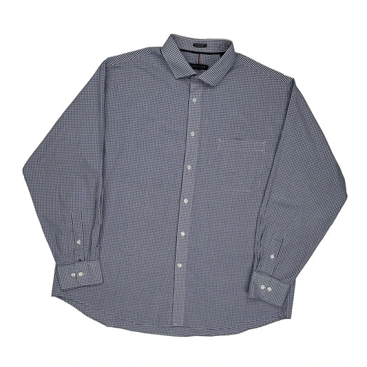 Tommy Hilfiger Checked Shirt - XL Blue Cotton