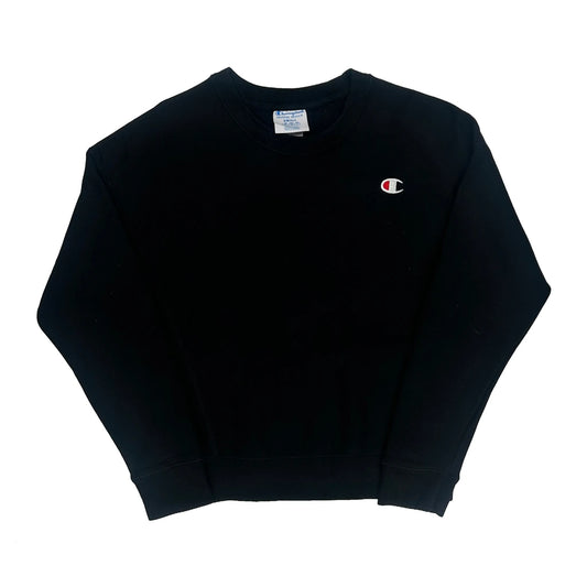 Reverse Weave Champion Sweatshirt - Small Black Cotton Blend