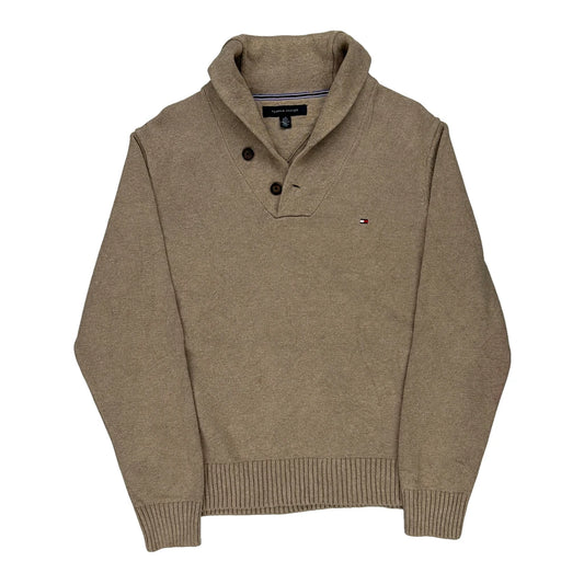 Tommy Hilfiger Jumper - Large Beige Cotton
