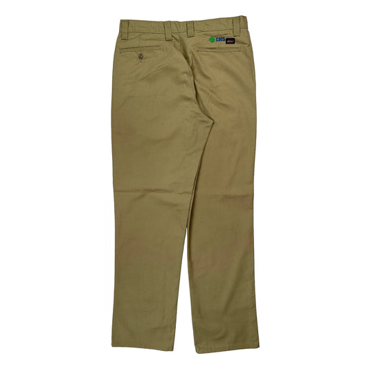 Dickies Trousers - 32W 33L Khaki Cotton