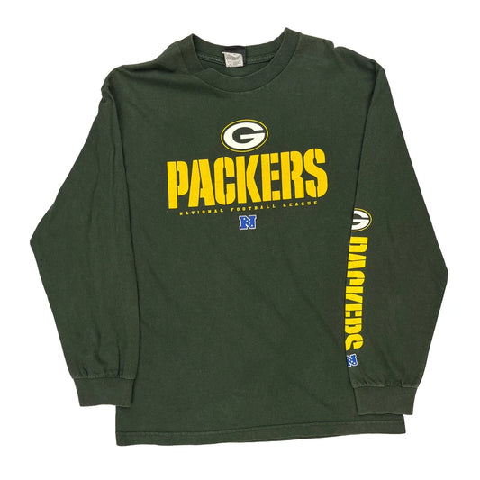 Green Bay Packers Nfl Long Sleeve T-Shirt - Large Green Cotton