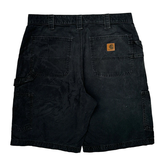 Carhartt Carpenter Shorts - 34W 10L Black Cotton