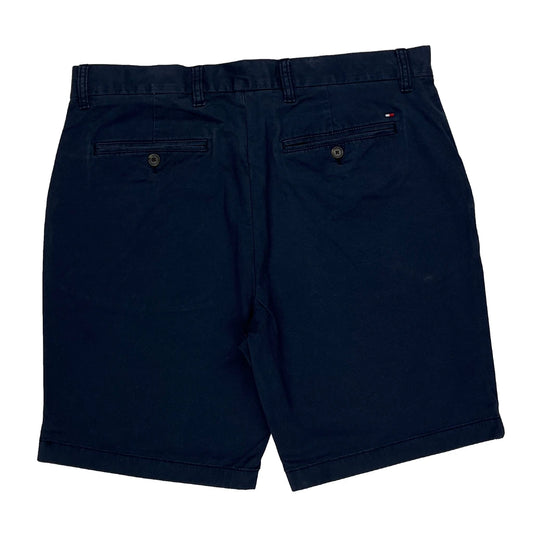 Tommy Hilfiger Chino Shorts - 34W 9L Navy Cotton