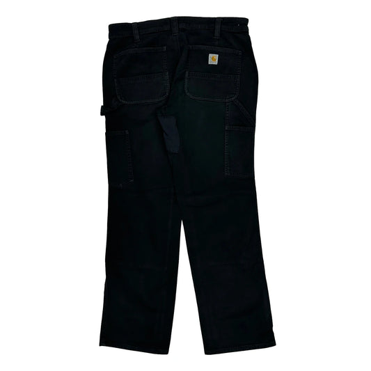 Vintage Carhartt Carpenter Trousers - 33W 30L Black Cotton