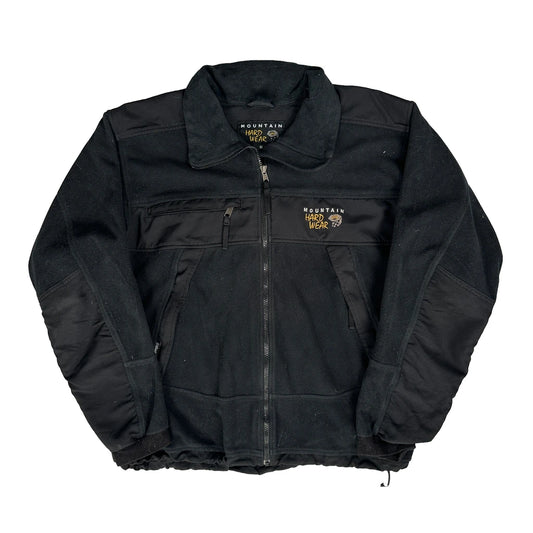 Vintage Mountain Hard Wear Fleece Jacket - XL Black Polyester