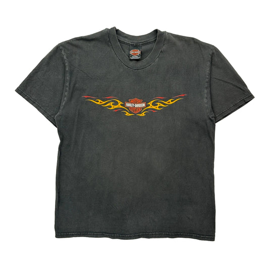 San Jose Harley Davidson Graphic T-Shirt - Large Black Cotton