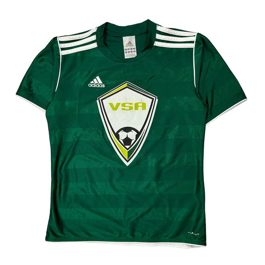 Vintage Age 13-14 Adidas Football Shirt - Large Green Polyester