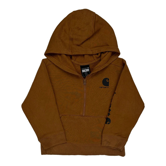 Age 3 Carhartt Hoodie - XS Brown Cotton