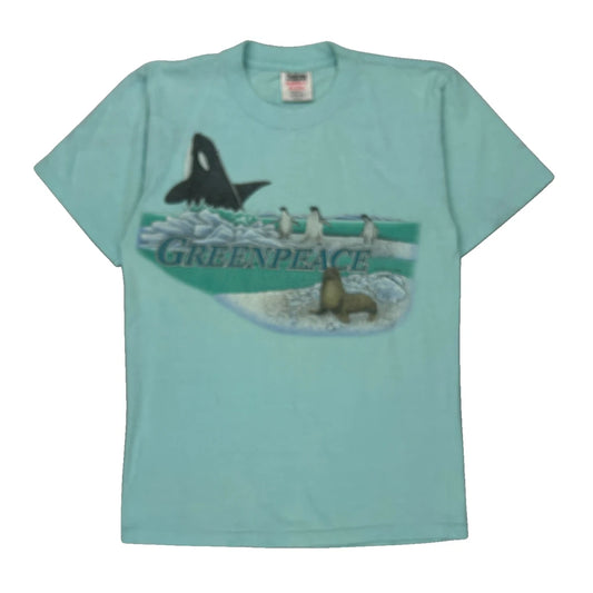 Greenpeace Oneita Single Stitch T-Shirt - Medium Green Cotton