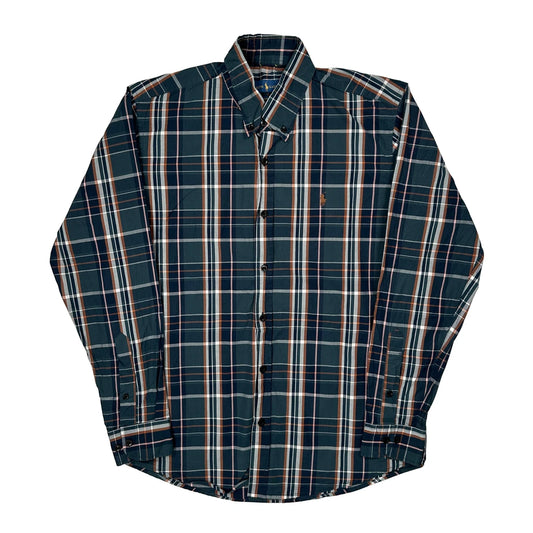 Ralph Lauren Checked Shirt - XL Blue Cotton