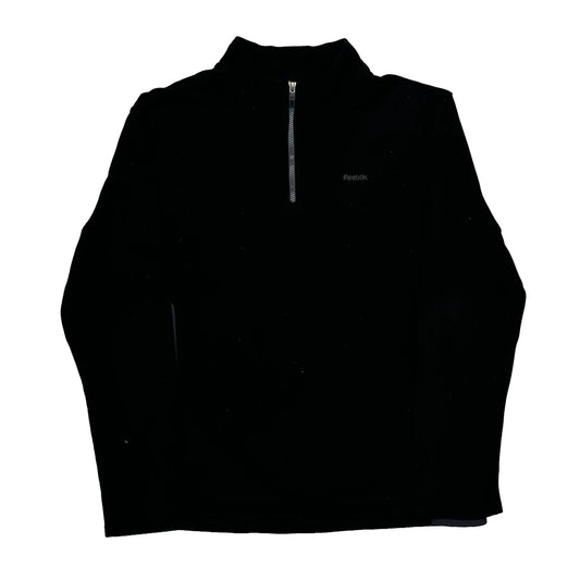 Vintage Reebok Fleece - XL Black Polyester