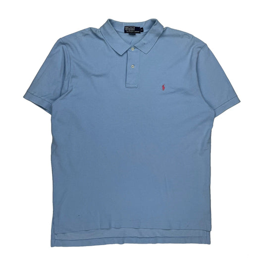 Vintage Polo By Ralph Lauren Polo Shirt - XL Blue Cotton