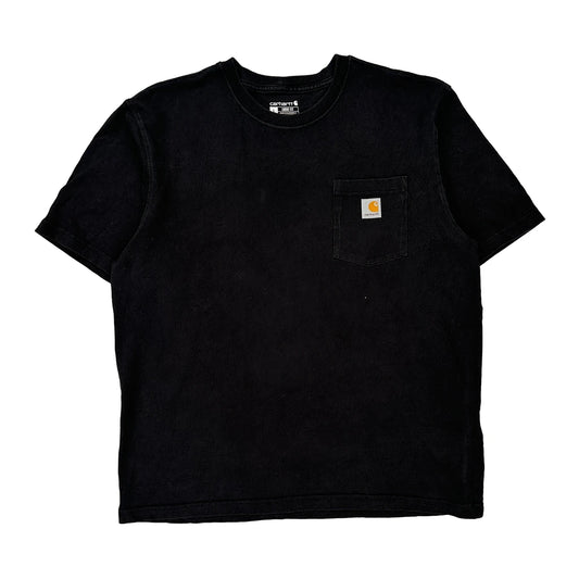 Carhartt T-Shirt - Large Black Cotton