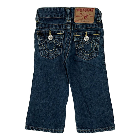Vintage Age 6-12 Months True Religion Jeans - 2XS Blue Denim