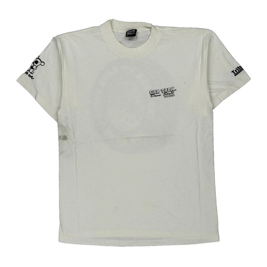 Car Talk With Dave Stall Local Motion Single Stitch T-Shirt - Large White Cotton