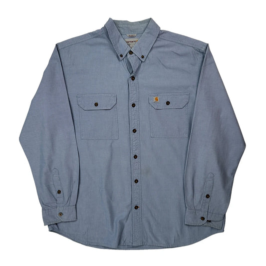 Vintage Carhartt Shirt - XL Blue Cotton