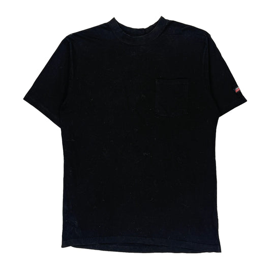 Dickies T-Shirt - Large Black Cotton