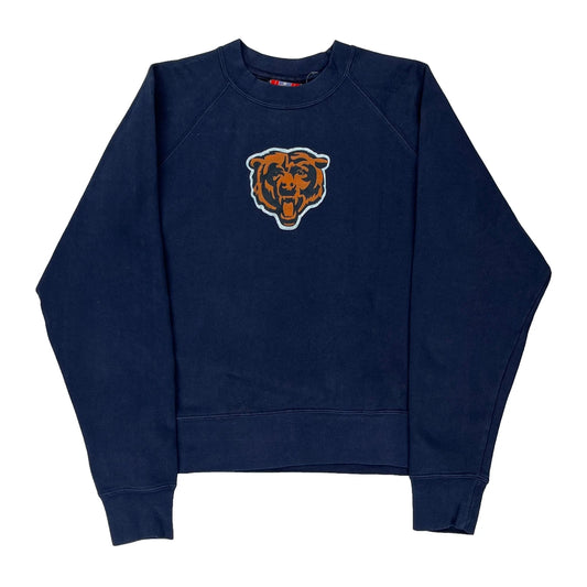 Chicago Bears Nfl Sweatshirt - Medium Navy Cotton Blend