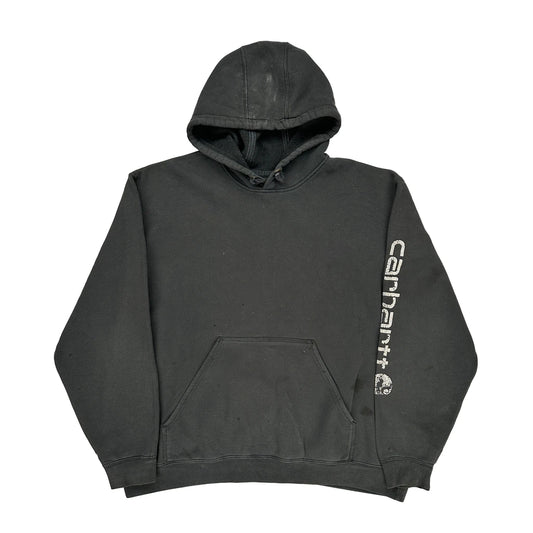 Original Fit Carhartt Hoodie - 2XL Black Cotton Blend