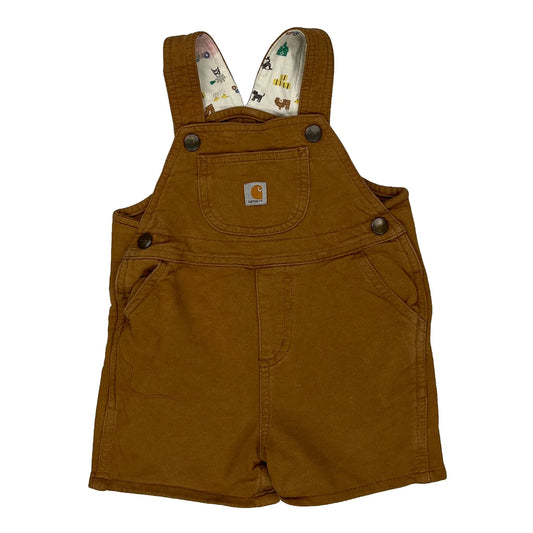 Age 18 Months Carhartt Dungarees - 3XS Brown Cotton