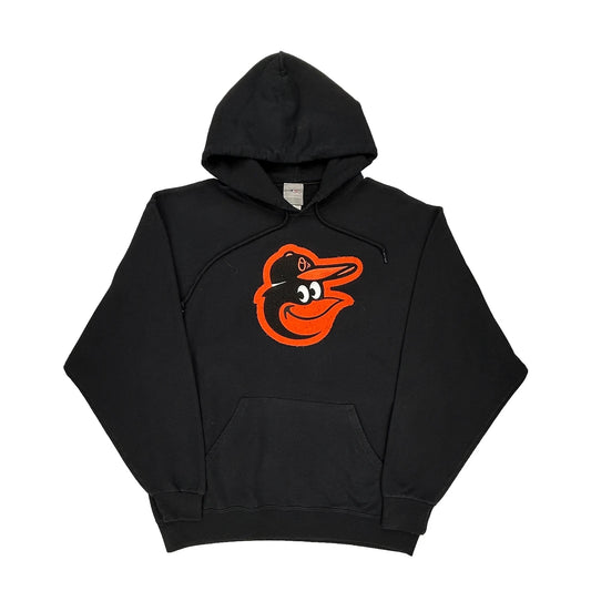 Baltimore Orioles Mlb Hoodie - Large Black Cotton