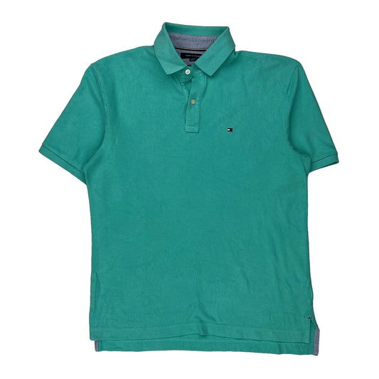 Tommy Hilfiger Polo Shirt - Medium Blue Cotton