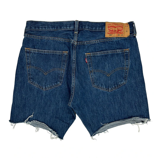 Levis Denim Shorts - 36W 9L Blue Cotton