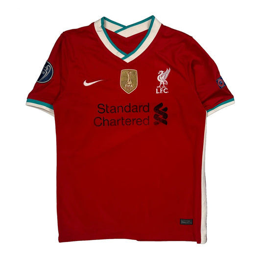 Liverpool Fc Nike Football Shirt - Large Red Polyester