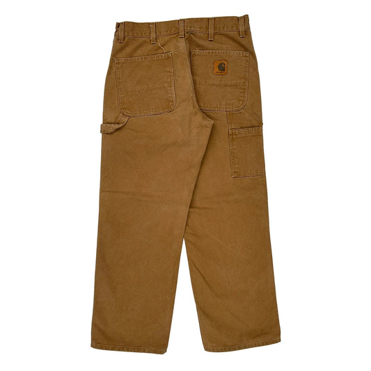 Carhartt Carpenter Trousers - 32W 29L Brown Cotton