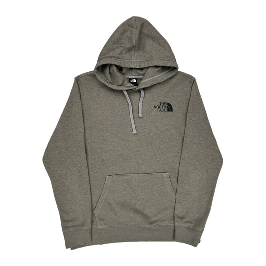 The North Face Hoodie - Large Grey Cotton Blend