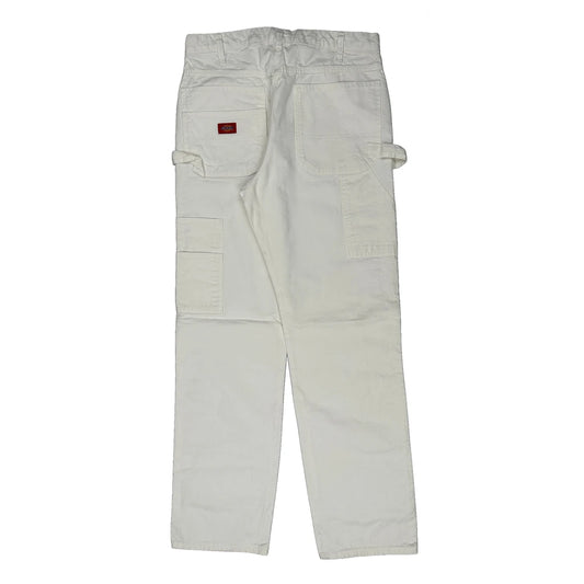 Vintage Dickies Carpenter Trousers - 32W 34L White Cotton