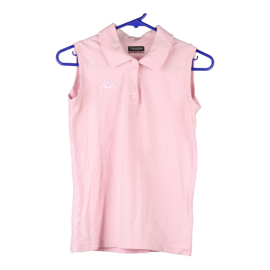 Vintage pink Kappa Polo Shirt - womens medium