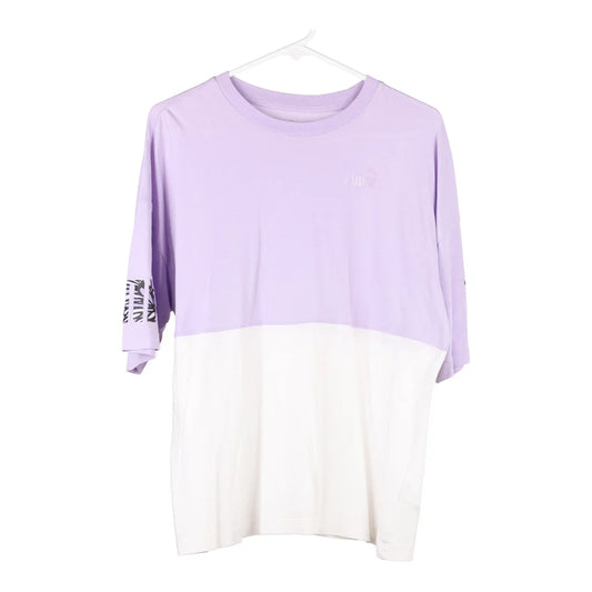 Vintage block colour Puma T-Shirt - womens small