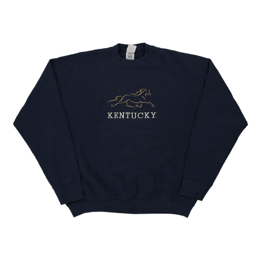 Vintage navy Kentucky Fruit Of The Loom Sweatshirt - mens x-large