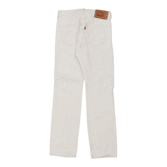 Vintage white 501 Levis Jeans - womens 30" waist