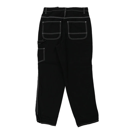 Vintage black Unbranded Carpenter Trousers - womens medium