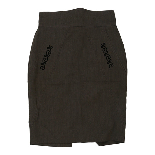 Vintage grey Unbranded Skirt - womens 28" waist