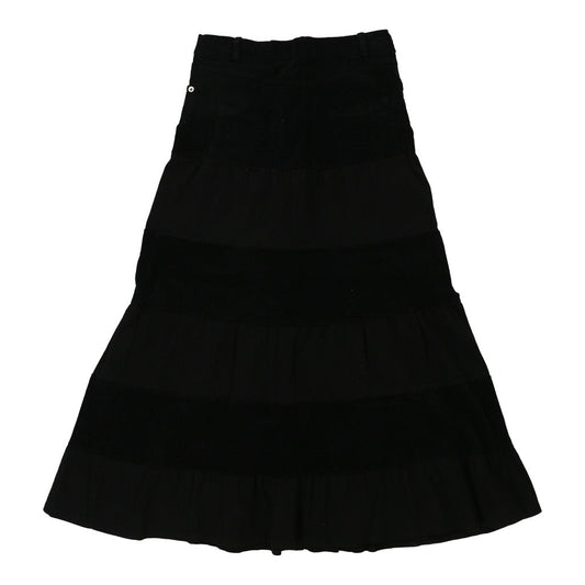 Vintage black Unbranded Cord Skirt - womens 28" waist