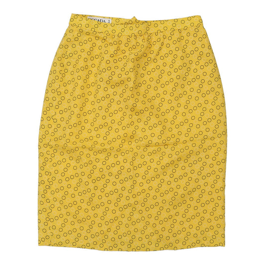 Vintage yellow Unbranded Skirt - womens 28" waist
