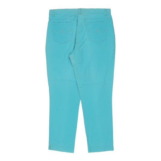 Vintage blue Sandro Ferrone Trousers - womens 34" waist