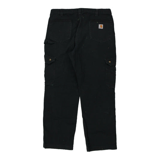 Vintage black Carhartt Cargo Trousers - mens 38" waist