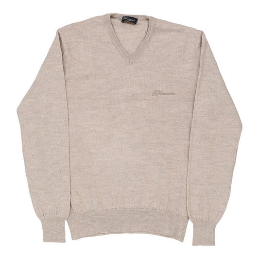 Vintage beige Blumarine Jumper - mens small