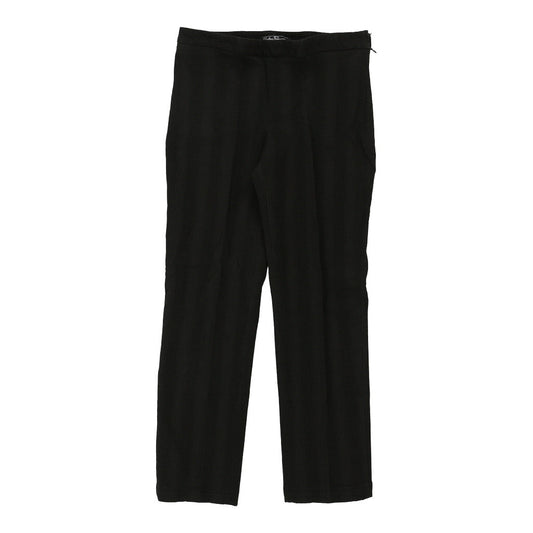 Vintage Salvatore Ferragamo Skinny Trousers - 30W UK 8 Black Viscose