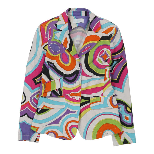 Vintage multicoloured Emilio Pucci Blazer - womens x-small